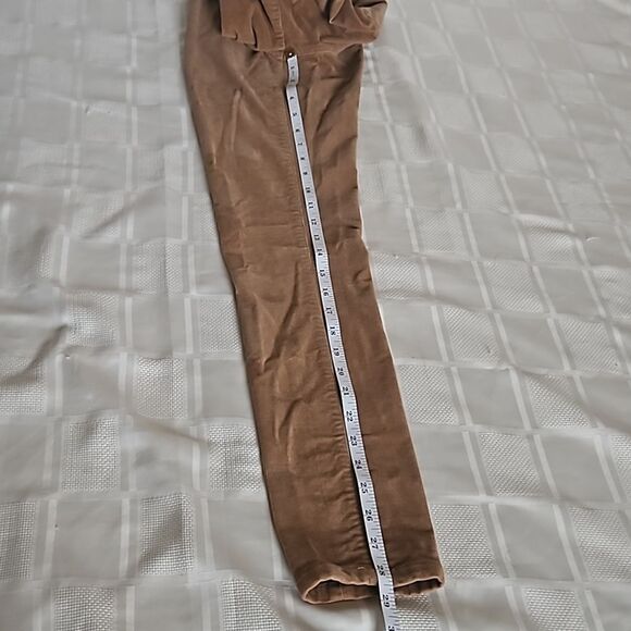 Club Monaco Women's Corduroy Low-Rise Skinny Pants Brown Size 0 - Picture 15 of 16